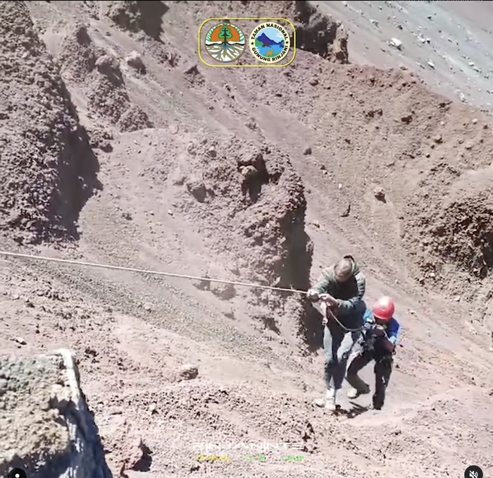Pendaki Irlandia jatuh di jurang Gunung Rinjani