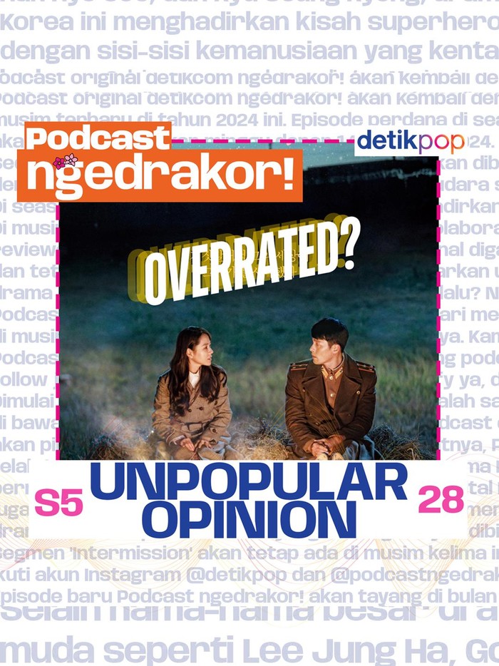 Podcast ngedrakor! Podcast ngedrakor! episode unpopular opinion.