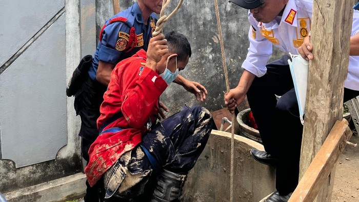 Pria di Kendari tewas terjatuh ke dalam sumur sedalam 11 meter. Dokumen Istimewa