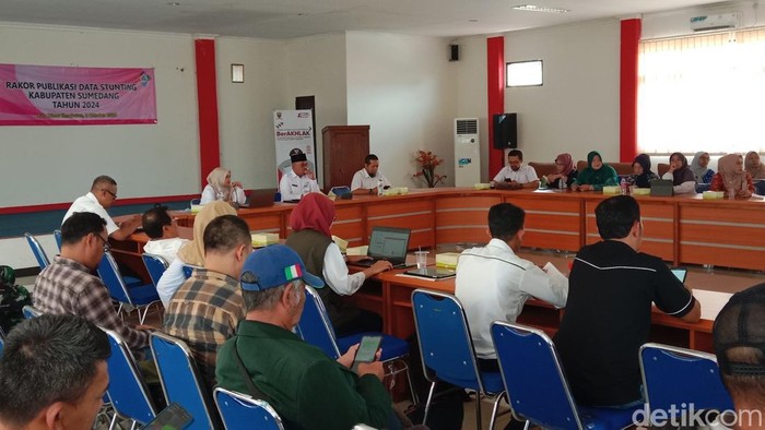 Rakor Dinkes Sumedang Publikasi Data Stunting 2024.