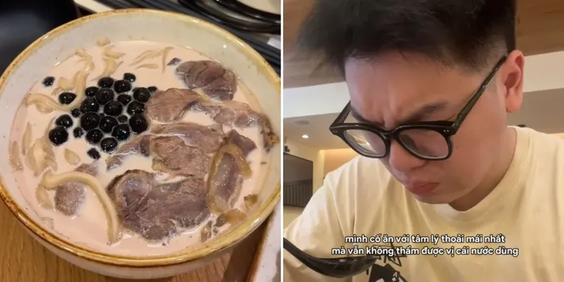 Resto Ini Jual  Menu Mie Sapi Bubble Tea yang Tuai Kontroversi