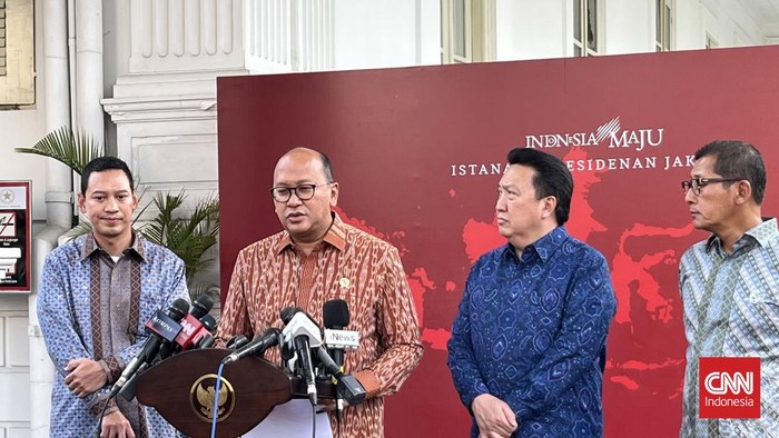 Menteri Investasi/Kepala BKPM Rosan Roeslani di Istana Kepresidenan Jakarta, Rabu (9/10).