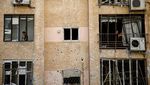 Rumah-rumah di Kiryat Yam Israel Rusak Dirudal Hizbullah
