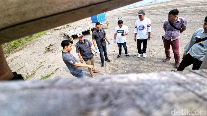 TKP pembunuhan anak sebatang kara Diki Jaya di Kampung Wisata Katapang Condong, Desa Citepus, Kecamatan Palabuhanratu, Kabupatn Sukabumi