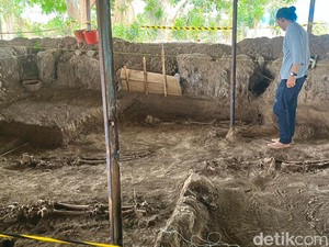 5 Kerangka Manusia Tengkurap Ditemukan di Situs Kumitir