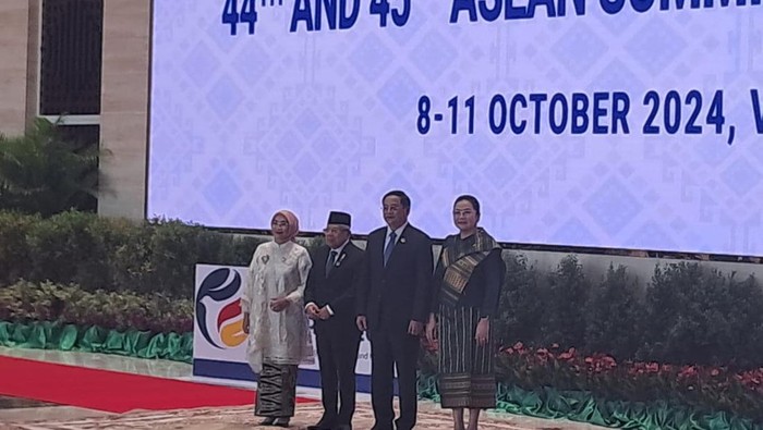 Wapres Maruf Amin beserta Ibu Wury Maruf Amin di KTT ASEAN 2024