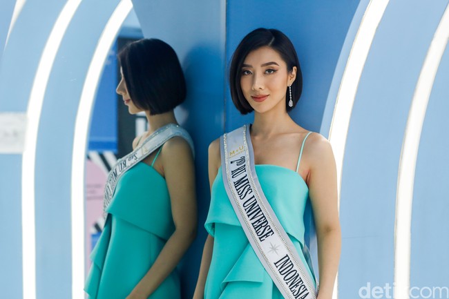 Wnita 30 tahun keturunan Tionghoa itu memutuskan Miss Universe Indonesia 2024 sebagai kontes kecantikan terakhir yang diikutinya. Foto: Rafida Fauzia