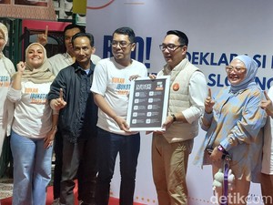 Relawan Bro RK Deklarasi Dukung Ridwan Kamil-Suswono di Pilgub Jakarta
