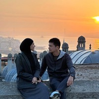 Keduanya juga kerap berlibur berdua dan menghabiskan waktu bersama. Seperti dalam foto, saat keduanya tengah berkunjung ke Turki. Foto: Instagram/@dimasseto_1