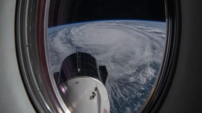 Foto Badai Milton diabadikan Atronot NASA dari ISS