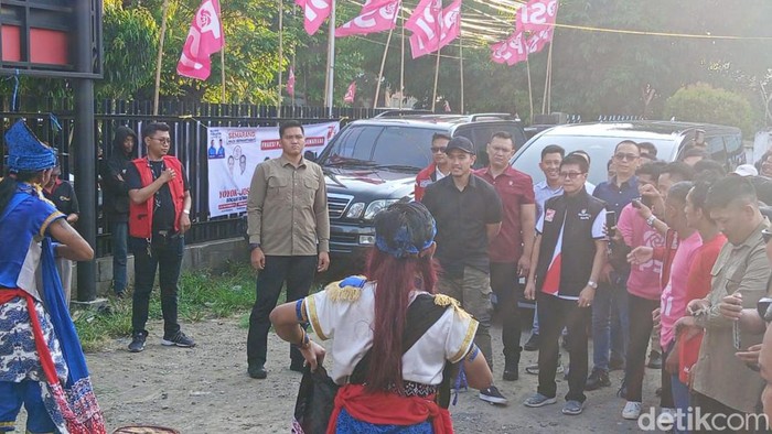 Ketum PSI Kaesang Pangarep saat di Semarang, Kamis (10/10/2024).