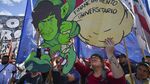 Mahasiswa Argentina Gelar Aksi Protes Soal UU Pendanaan Universitas