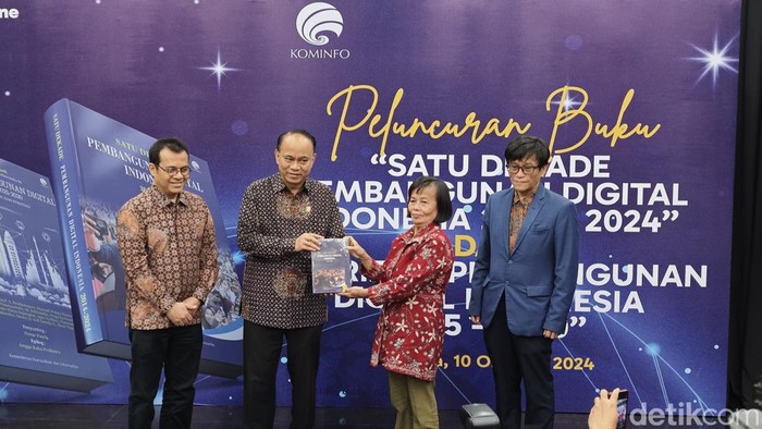 Peluncuran Buku Satu Dekade Pembangunan Digital Indonesia.