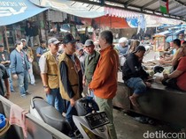 Blusukan ke Pasar Cikurubuk, Yusuf-Hendro Bicara soal Revitalisasi