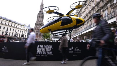 Penampakan Prototipe Taksi Terbang yang Mejeng di London