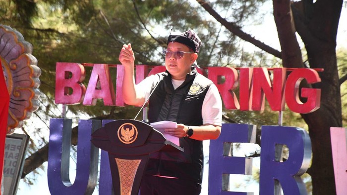 Peresmian Majapahit Warriors Underwater di Bangsring Underwater Banyuwangi