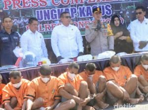 Puluhan Tersangka Dibekuk Saat Operasi Tumpas Narkoba Semeru di Bondowoso