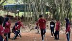 Potret Murid SMP Labschool Cibubur Belajar Lestarikan Permainan Tradisional