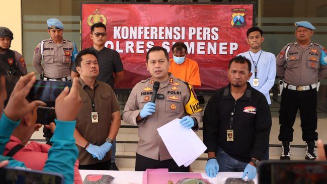 Sadis, Suami di Sumenep Bacok Istri hingga Tewas