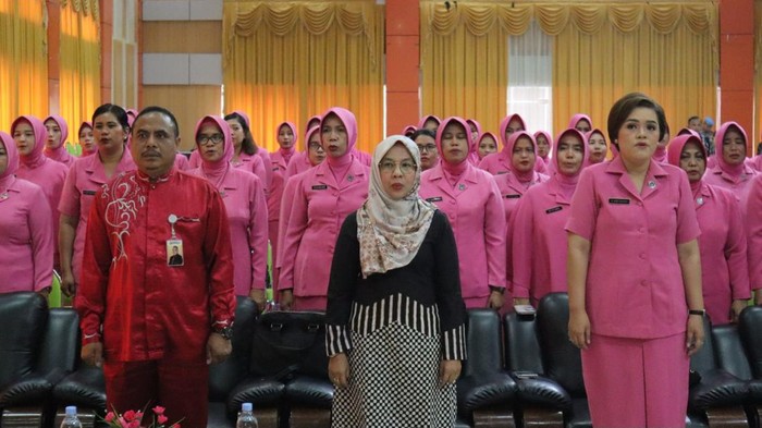 Acara dialog Bhayangkari Cabang Polres Inhu (Foto: Dok Polres Inhu)