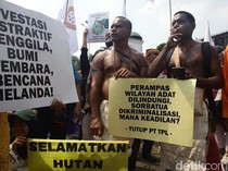 Aksi Massa Dorong RUU Masyarakat Adat Dibahas DPR