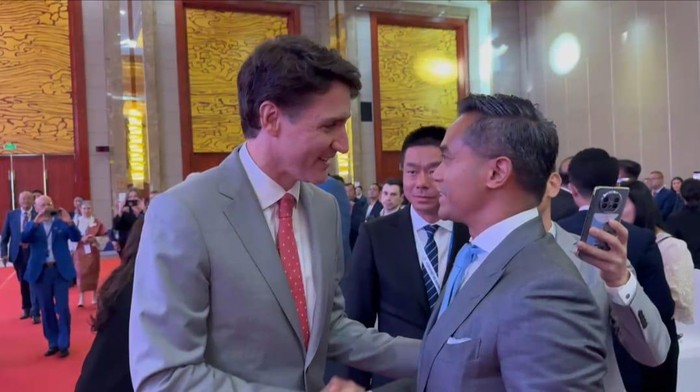 Anindya Bakrie dan PM Kanada