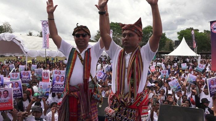 Calon Gubernur dan Wakil Gubernur NTT, Simon Petrus Kamlasi-Adrianus Garu. (Dok. Tim Pemenangan Simon-Andre).