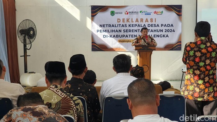 Deklarasi netralitas Kepala Desa di Majalengka untuk Pilkada 2024.