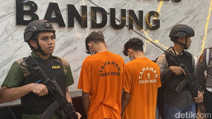 Dua geng motor pelaku begal di Bandung