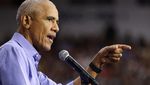 Gaya Obama Saat Kampanye untuk Kamala Harris