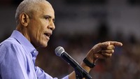 Obama telah menjadi pendukung vokal Harris sejak ia naik ke puncak tiket Demokrat setelah Presiden Joe Biden mengundurkan diri pada bulan Juli menyusul penampilan debat yang buruk melawan Trump, mantan presiden dari Partai Republik.  