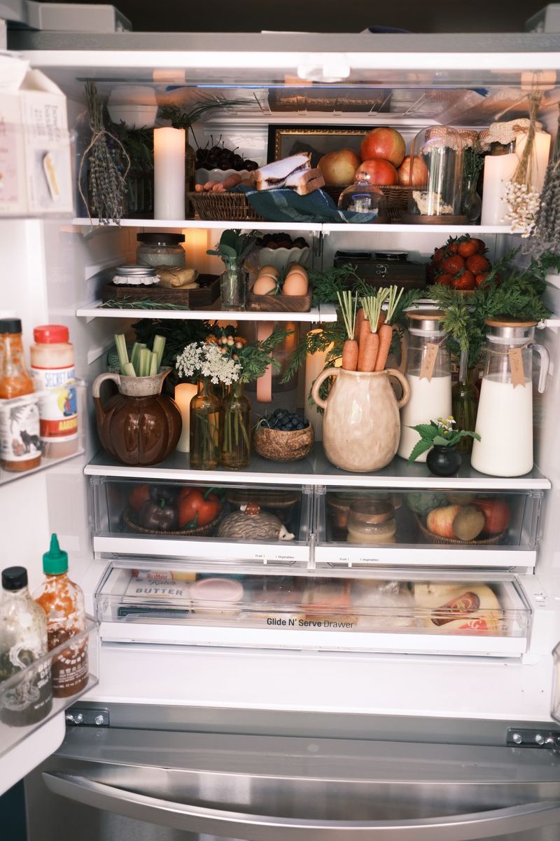 Ini Bahaya 'Fridgescaping', Tren Dekorasi Kulkas Pakai Barang dan Makanan