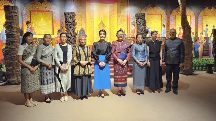 Istri dari Wakil Presiden Maruf Amin, Hj Wury Maruf Amin, menghadiri Spouse Program atas undangan Ibu Negara Republik Demokratik Rakyat Laos (dok. Setwapres)