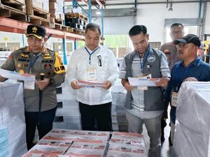 Kapolres-Kajari Siak Monitoring Percetakan Surat Suara, Pastikan Siap 100%