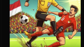 Timnas dibegal wasit... Foto: X.com