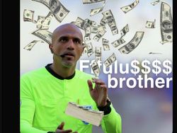 Meme Wasit Kontroversial Al Kaf 90+6=100