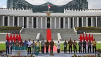 Menurut Jokowi, dia berbagi peresmian dengan Prabowo Subianto. Jokowi meresmikan Istana Negara IKN, sedangkan Istana Garuda akan diresmikan Prabowo.  
