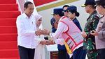 Momen Jokowi Tiba di Bandara Nusantara IKN