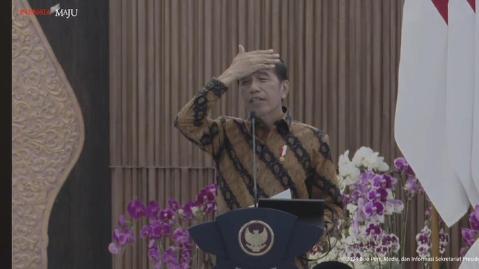 Momen Presiden Joko Widodo Tepuk Jidat saat bicara emas Freeport