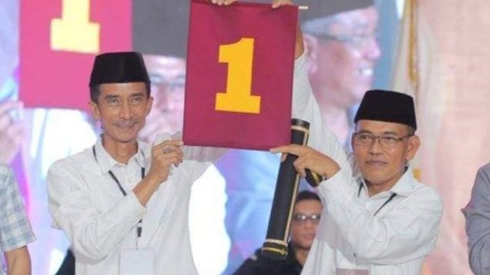 Pasangan calon no 1 di Pilwalkot Banjar