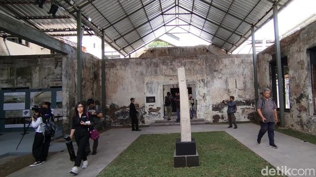 Patung Gajah Pasemah yang ada di Museum Nasional Indonesia (MNI).
