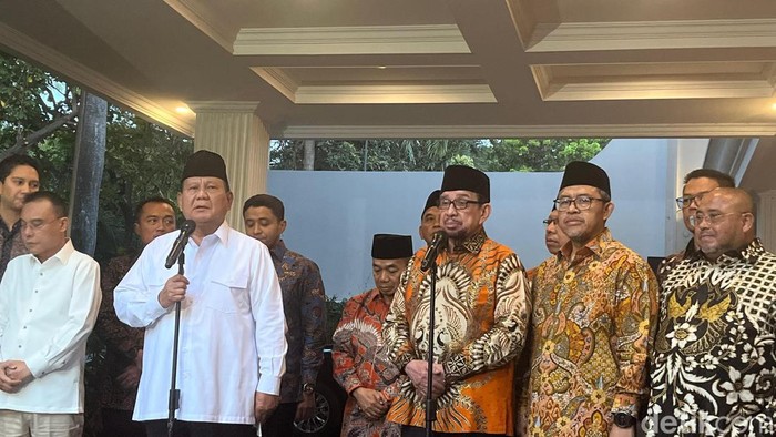 Prabowo dan Salim Segaf di Kertangera, Jaksel