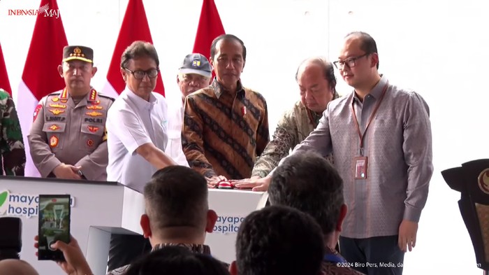 Presiden Joko Widodo (Jokowi) resmikan RS Mayapada di IKN