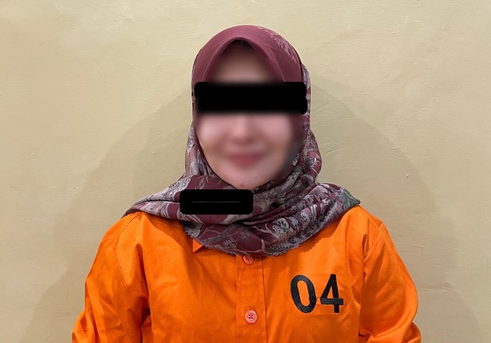 Selebgram Aceh MD alias ML ditangkap karena sebarkan konten asusila orang lain saat live di TikTok. (Istimewa)