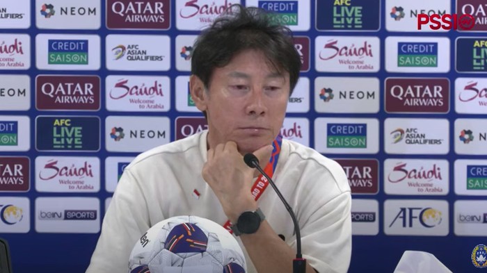 Shin Tae-yong, pelatih Timnas Indonesia.
