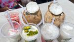 Segarnya Minum Es Kopyor di Tengah Suasana Kebun Asri Bogor