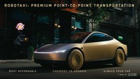 Tesla Cybercab rencananya masuk jalur produksi pada tahun 2026. Foto: Youtube Tesla