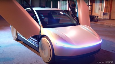 Potret Taksi Tanpa Sopir Tesla: Diproduksi Tahun 2026, Harga Rp 460 Jutaan