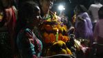 Melihat Perayaan Festival Bathukamma di Hyderabad India