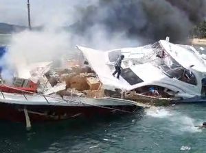 Detik-detik Speedboat Meledak Tewaskan Cagub Maluku Utara Benny Laos